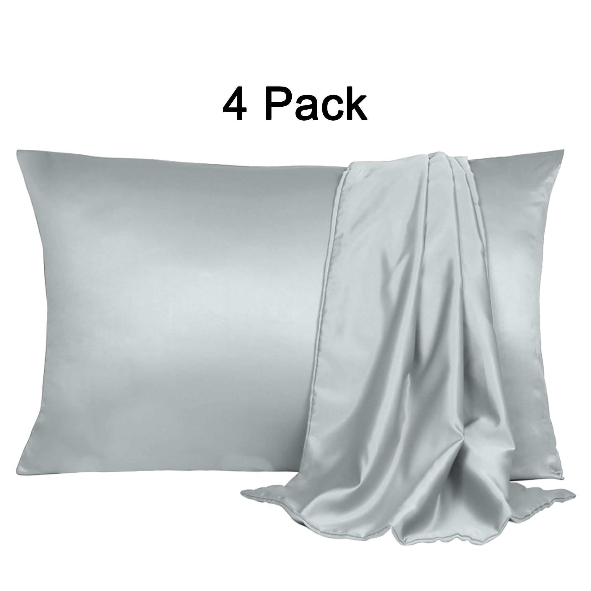 Details about   Cotton Dark Grey Pillowcases LUXURIOUS QUALITY 600 Tc Set of 2 Pillow Cover 