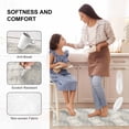 thumbnail image 2 of Kitchen Mat Set of 2 Non Slip Waterproof Kitchen Rugs, Washable Low Profile Floor Mats 17"x28" + 17"x48", Modern Abstract Textured Design Soft Mats for Sink, Laundry Room & Entryway, 2 of 9