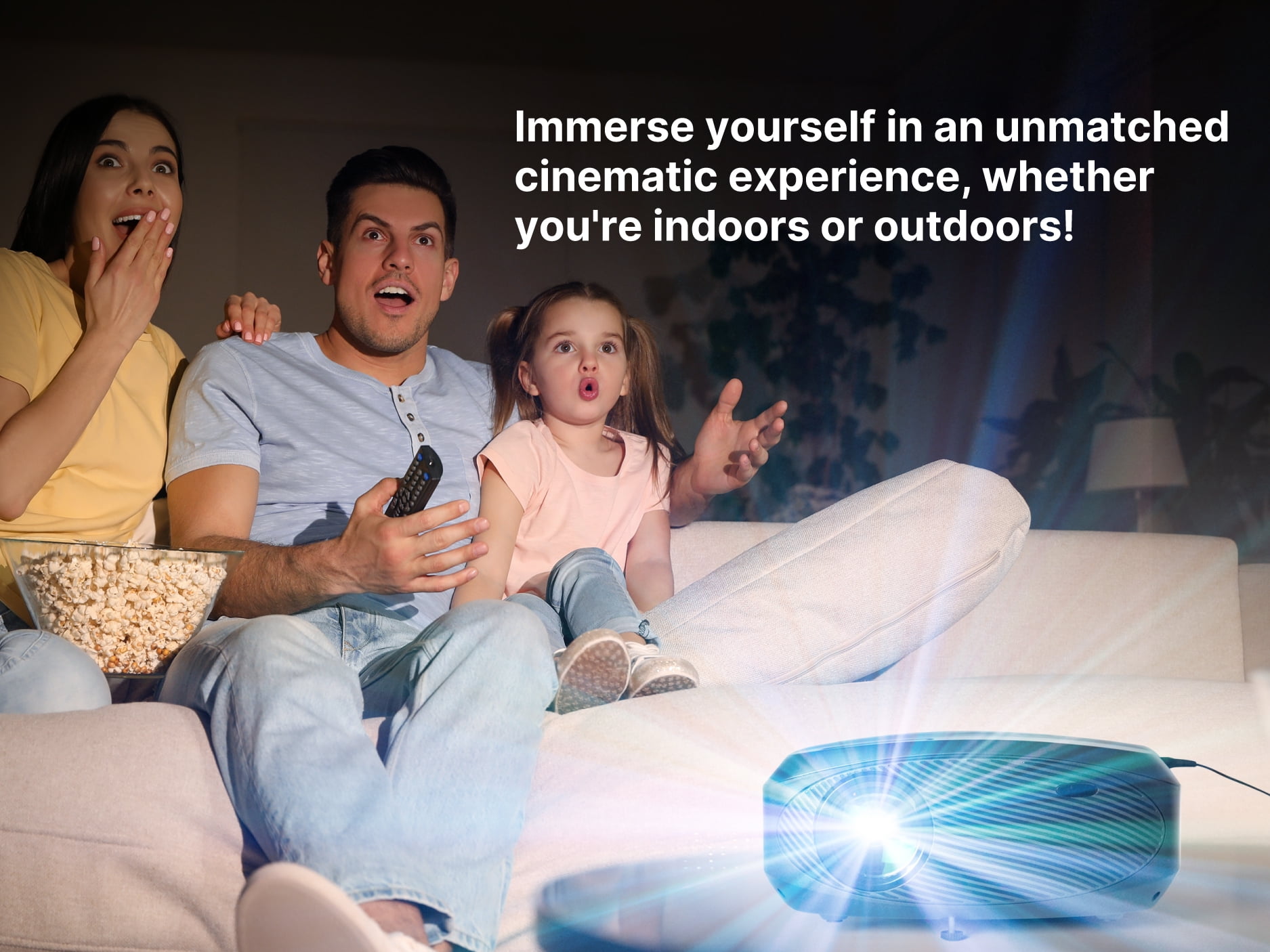 Emerson EVP-3002C 210″ Home Theater LCD Projector Combo, Black