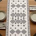 thumbnail image 5 of Table Runners 48 Inches Long Dress Scarves, Boho Geometric Farmhouse Kitchen/Dining Table Runner, Short Coffee Tablerunners, Simple Farmhouse Nation Abstract Motifs 13x48 Inch, 5 of 9