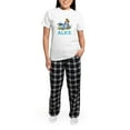 thumbnail image 5 of CafePress - ALICE IN WONDERLAND BLUE Women's Light Pajamas - Women's Short Sleeve Print T-Shirt and Pants Light Cotton Pajama Set, 5 of 7