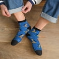 thumbnail image 3 of Pofeuu Skater Dog Print 30cm Socks, Adult Running Hiking Socks for Youth and Adult, 3 of 7