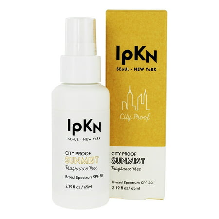 IPKN - City Proof Sun Mist Broad Spectrum Fragrance Free 30 SPF - 2.19 fl. (Best Spray Primer For Miniatures)