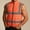 #421-Orange, variant on Men's USB Fan Cooling Vest Sleeveless Air Conditioned Clothing with Reflective Stripe Heatstroke Prevention Outdoor Workwear Yellow M Gifts