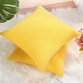 thumbnail image 3 of Unique Bargains Housse de Coussin Décorative à Rayures Maïs en Polyester, 4 Pcs, pour Sofa, 3 of 10