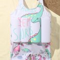 thumbnail image 6 of mgoYE Toddler Swimsuit One Piece Bathing Suit for Girls Boys Hawaiian Beach Sport Summer Swimwear|White 1-2 Years, 6 of 7