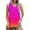 Multicolor #3, variant on Womens Tops Fashion Gradient Print V-Neck Tank Tops Leisure Loose Fit Sleeveless Standard Straps Shirts Basic Clothing