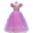 thumbnail image 5 of Vestido de Rapunzel para niña, disfraz de princesa de Disney, vestidos de lujo para fiesta de cumpleaños, disfraz de Halloween, ropa para niños de 2 a 10 años, 5 of 5