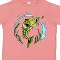 thumbnail image 4 of Inktastic Leaping Bass Fish Fishing Illustration Boys or Girls Toddler T-Shirt, 4 of 5