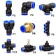 thumbnail image 2 of Conector neumático de 1 pieza PY P PU PV PM PZA PK SA HVFF Conector de manguera 4-16mm Conector de manguera de plástico Conector rápido del compresor, 2 of 7