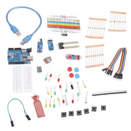 Zorvai Basic Starter Module Kit forUN0Set R3 DIY Kit R3 Board Breadboard + Retail Box