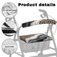 thumbnail image 5 of HELLHERO Leopard-Spotted Marble Pattern Reusable Seat & Back Cover Rollator Seat Back Cover & Comfortable Stain Proof and Dust Cover for Elderly, 5 of 7