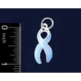 thumbnail image 2 of Bulk Light Blue Ribbon Awareness Charms (100 Charms), 2 of 2