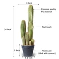 thumbnail image 2 of Cactus artificial, planta de interior, falso cactus grande, 60 cm, 2 of 8
