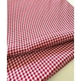 thumbnail image 3 of Gingham Checked Fabric by The Yard – 1/8” Poly Cotton Poplin, 60” Wide – Checkered Fabric for Tablecloths, Dresses, Curtains, Crafts – Multiple Colors – Sew The Trend (2 Yard, Red), 3 of 5