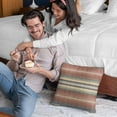 thumbnail image 2 of Plutus Brands Multi-Color Plutus Lanes Stripe Luxury Throw Pillow 20 in x 26in, Double Sided 20" x 26" Standard, 2 of 2