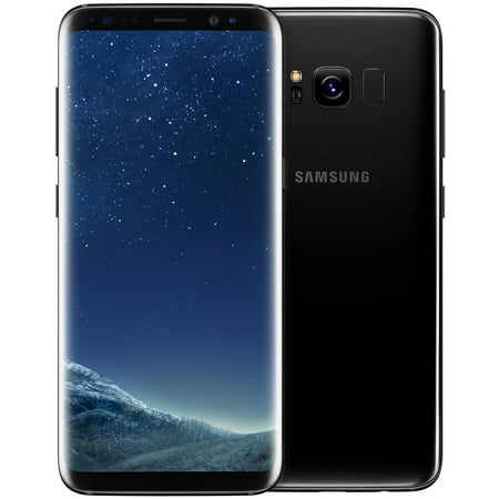 Restored Samsung Galaxy S8 G950U 64GB Unlocked GSM U.S. Version Phone - w/ 12MP Camera - Midnight Black (Refurbished)