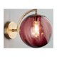 thumbnail image 3 of Lámpara de Pared de Bola Moderna, Accesorios de Lámpara , Decoración Del Hogar, Candelabro E14, Apliques de Pared para Dormitorio, Escalera, S Rojo Yinane Lámpara de pared junto a la cama, 3 of 8