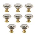 thumbnail image 1 of 8pcs Crystal Knobs For Furniture Easy-to-install Wide Range Of Applications Kitchen Cabinet Handle, 1 of 6