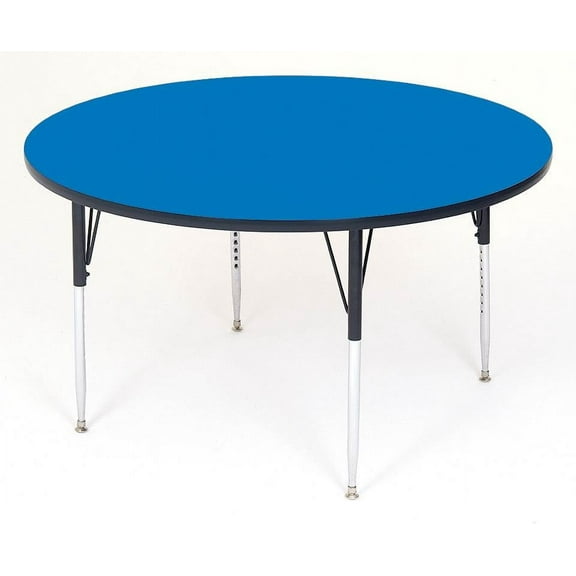 Round High Pressure Activity Table in Blue (36 in./Short/Blue)