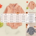 thumbnail image 3 of mgoYE Baby Brother Newborn Outfit Baby Boy Clothes Infant Newborn Outfits Long Sleeve Letter Print Romper + Hat + Pants Set Size 6-12 Months, 3 of 4