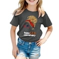 thumbnail image 5 of felwors American Star Flag Girls 4th of July Shirt USA Patriotic Kids Sequin T-Shirt, 5 of 5