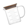 thumbnail image 2 of ziyahi Heat Resistant Glass Measuring Cup Freezer Safe Handgrip Measure Oven Tea 350ml, 2 of 7