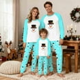 thumbnail image 6 of Zwiiyzr Family Christmas Pajamas Matching Sets for Dad Parent Child Outfit Christmas Set Printed Home Clothes Sleepwear Long Sleeved Jumpsuit Father Style Light Blue-Dad, 6 of 7