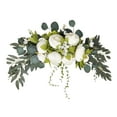 thumbnail image 4 of Wedding Arch Flowers Arch Decor Green Leaves Reception Backdrop Props Artificial white, 4 of 8