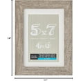 thumbnail image 6 of 5" x 7" Gray Belmont Picture Frame with 4" x 6" Mat by Studio Décor - Pre-attached Hanging Hardware, Horizontal or Vertical Display - MDF, Bulk 8 Pack, 6 of 6