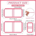 thumbnail image 2 of 3Pcs Mini Pink Bookbinding Tool Acrylic Sticky Notes Bookbinder Guide Stencil Template Bookbinding Ruler Scrapbooking Tool for Portable Notebook Journal Handbook Making DIY, 2 of 6