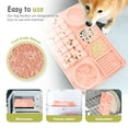 thumbnail image 6 of Silicone Lick Mat Kit Convenient Dog Puzzle Toy Firm Slow Feeder Bowl Kit Safe Slow Feeder Dog Bowl Lick Pad Set for Your Pet, 6 of 10