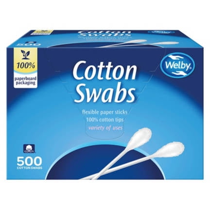 Welby Cotton Swabs 500 ct