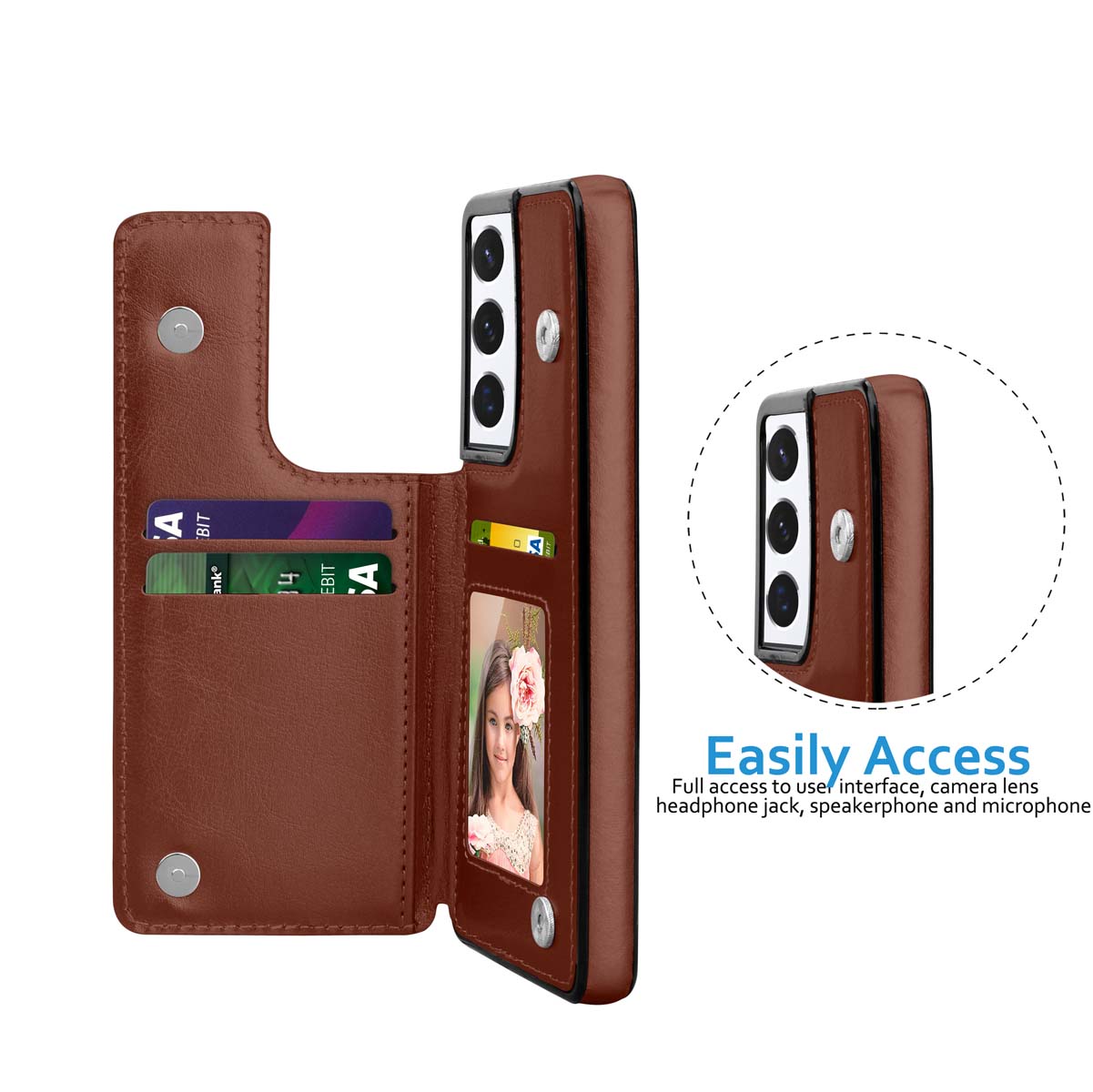 Cases For Galaxy S21 S21 S21 Ultra 5g Njjex Leather Flip Wallet Card Holder Case Cover For 0518