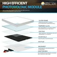 thumbnail image 6 of 10 Watt 12 Volt, High Efficiency Monocrystalline Solar Panel With Solar Connectors for RV, Marine, Rooftop Farm, Home and Many Other Off-Grid Applications and More.., 6 of 13
