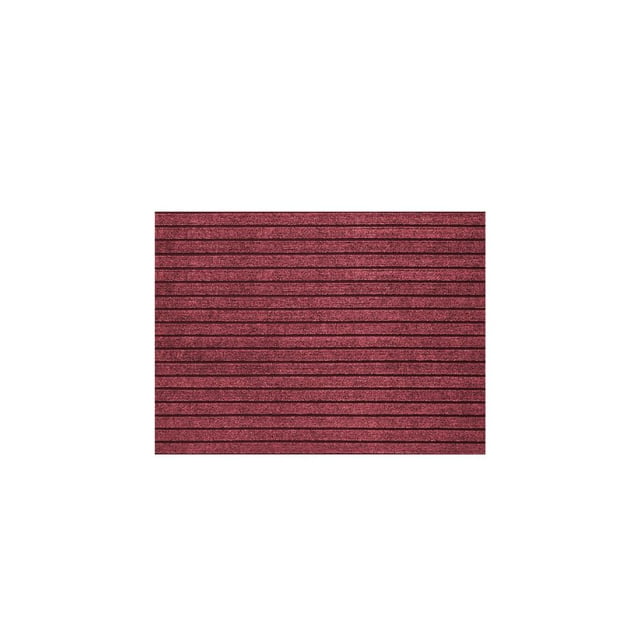 Feltree Contract-Style Polyester Door Mat, Double-Stripe Non-Slip Rubber Backing for Home Entrances, Waterproof and Easy to Clean