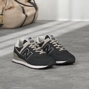 New Balance ML574EVB: Men's 574 Core Sneaker, BLACK/WHITE, WIDE