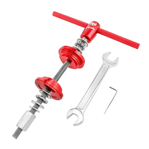 Aleación de aluminio Road Bike Headset Cup Instal herramienta de instalación de repación, herramienta de extracción de Rojo Baoblaze Extracción del soporte inferior