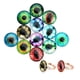 thumbnail image 3 of 20 Piezas Eye Flatback Scrapbooking Cúpula Cabujones Adornos Para Manualidades De Fabricación De Joyas - 12mm perfecl Flatback de cristal, 3 of 8