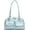 Blue, variant on Chic Shoulder Bag for Women Glossy PU Leather Purses Fashion Small Tote Handbag Y2k Top Handle Satchel