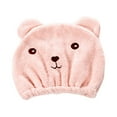 thumbnail image 1 of Gorro De Toallas De Ducha Gorro De Pelo Seco De Pelo Largo De Dibujos Animados Para Ba?o Hotel Traveling Pink Sunnimix Envoltura de toallas para el cabello, 1 of 7