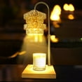 thumbnail image 4 of Nosilbek Candle Warmer Lamp, Dimmable Candle Warmer Lamp with RGB Mood Lighting, Aromatherapy Wax Melt Lamp with Adjustable Height, Scented Candles Wax Warmer, Remote Control, 2/4/8H Timer, for Sleep, 4 of 9