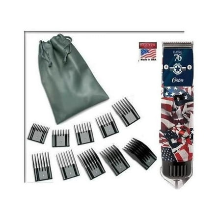 Oster Classic 76  American Flag   10 Piece Combs