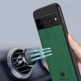 thumbnail image 2 of Nalacover Case for Google Pixel 8 Pro,Slim Luxury Premium PU Leather Non-Slip Grip Shockproof Bumper Anti-Scratch [ with Tempered Glass Screen Protector ] Cases for Google Pixel 8 Pro, Darkgreen, 2 of 8