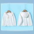 thumbnail image 4 of SHENGSI Girls and Boys Summer Solid Color Icy Hooded Zipper Sun Protection Clothing, Girls Boys Summer Solid Color Ice Hooded Zip Up Sun Protective Clothing, 4 of 8