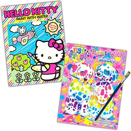 Lisa Frank and Hello Kitty Paint with Water Books, 16 Tear Out Pages (2 Books), (Best Of Franz Liszt)