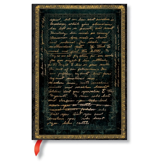 Paperblanks | Celebrating Charlie Chaplin | Hardcover | Midi | Lined | Elastic Band Closure | 144 Pg | 120 GSM (Diary)