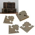 thumbnail image 1 of Antique Corner Protectors, Vintage Metal Book Corner Protector One Sided 10Sets  for Wooden Box for Bookcase, 1 of 7
