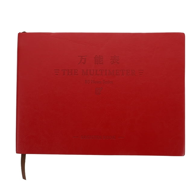 Miangastore Manuel de Formulation Rouge Design Simple Rectangulaire 1 Pce 10.2x7.9x1.6in