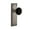 Antique Pewter, variant on Grandeur 852960 Fifth Avenue Solid Brass Rose Privacy Door Knob Set - Nickel